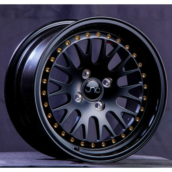 JNC001 Matte Black Gold Rivets