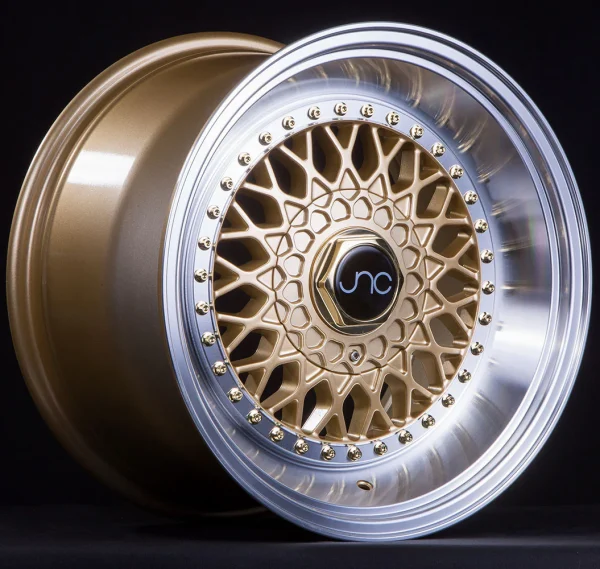 JNC004S Gold Machined Lip Gold Rivets